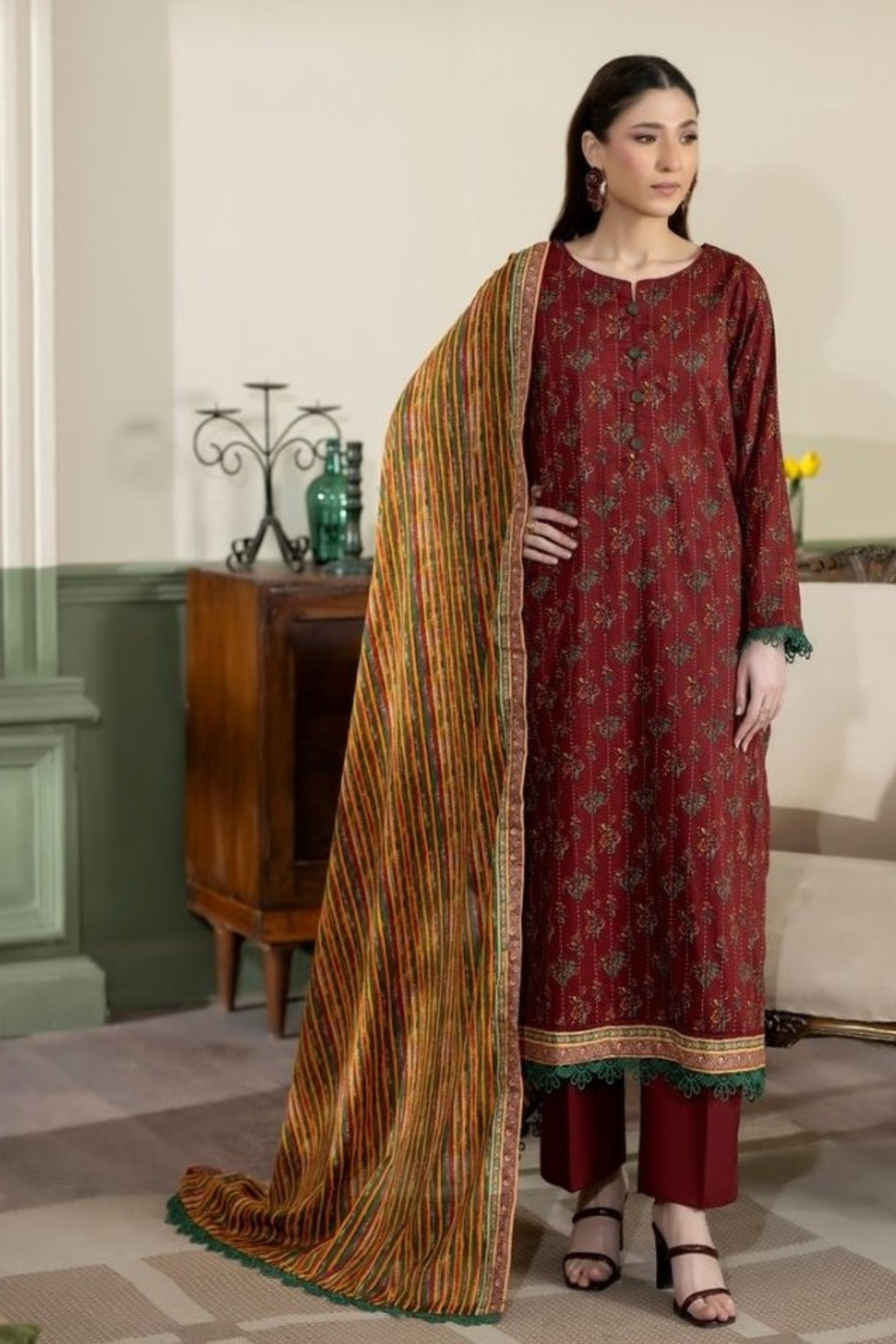 Salina Digital Printed Unstiched 3PC Set RS-1026