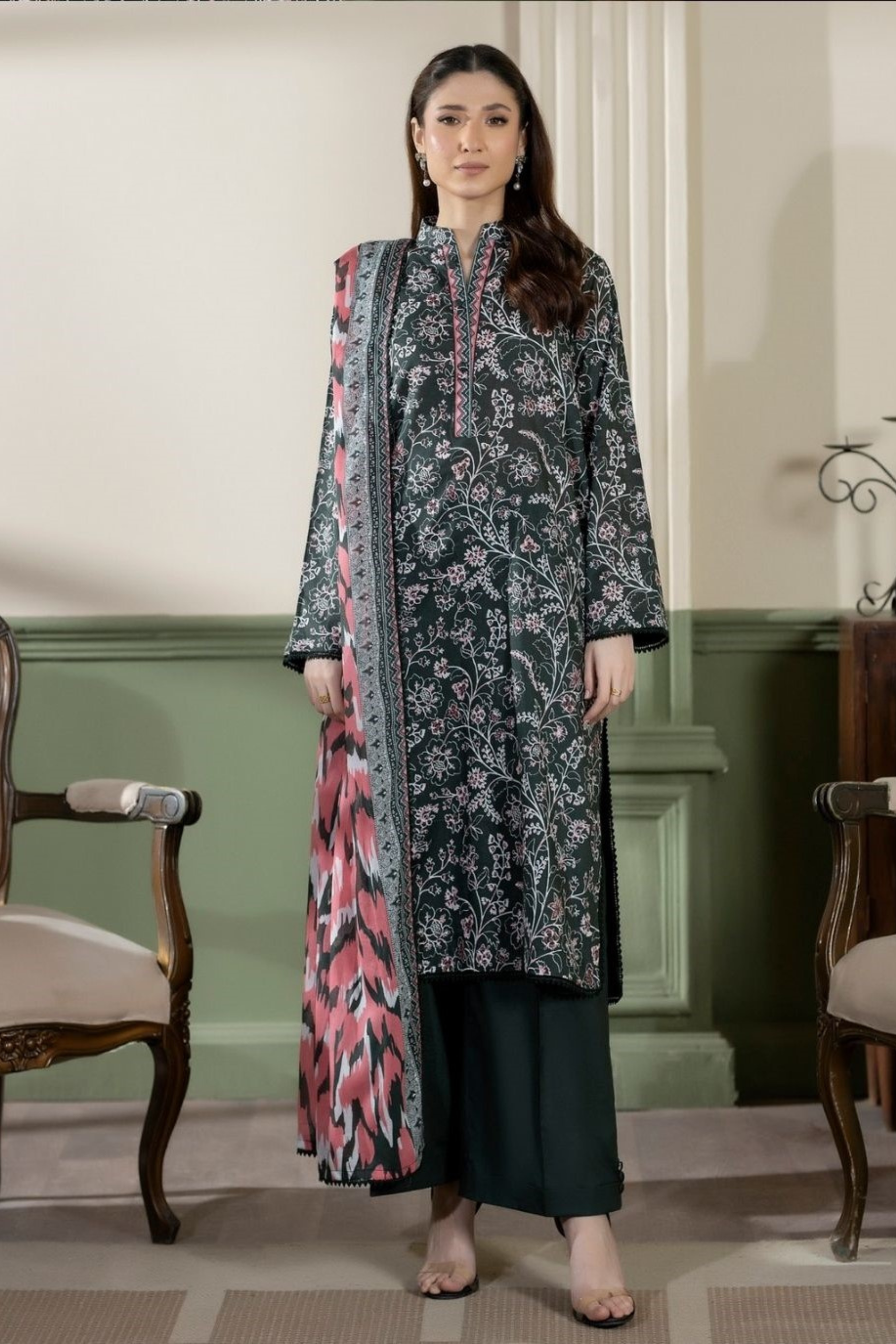 Salina Digital Printed Unstiched 3PC Set RS-1027