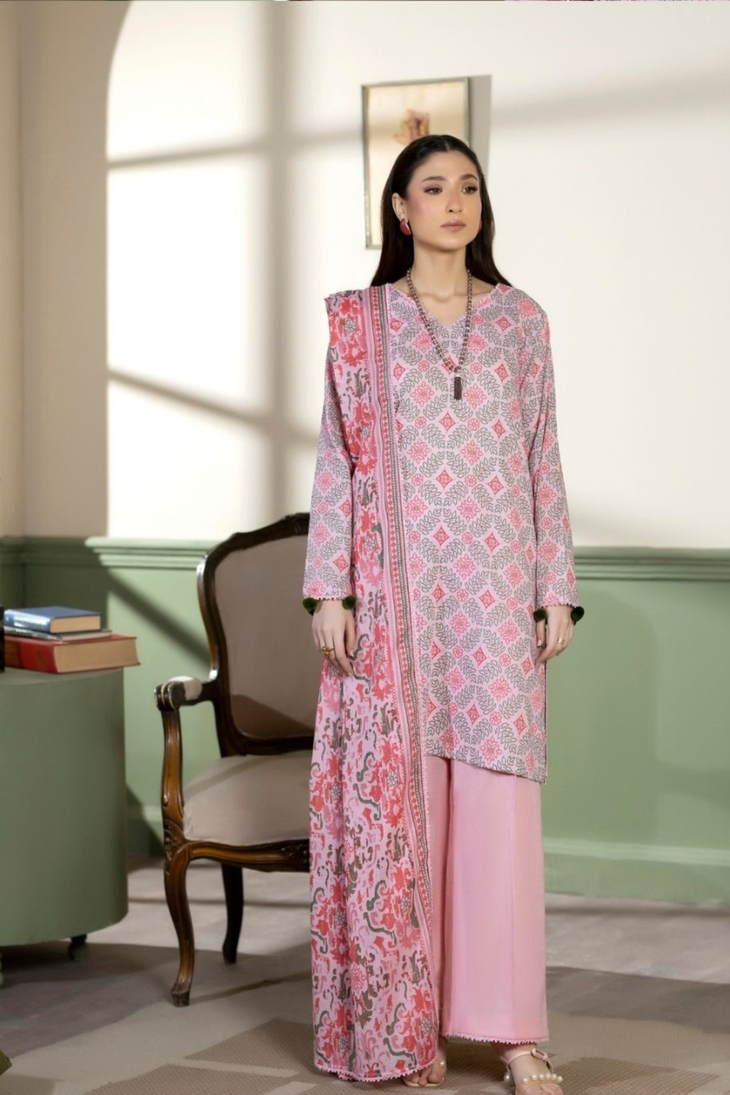 Salina Digital Printed Unstiched 3PC Set RS-1021