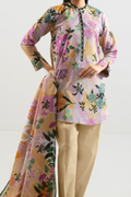 SAYA Printed Lawn 3-Piece Unstitched Suit | SA-1007