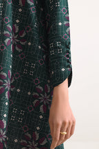 SAYA Printed Lawn 3-Piece Unstitched Suit | SA-1003