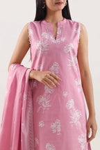 SAYA Printed Lawn 3-Piece Unstitched Suit | SA-1002