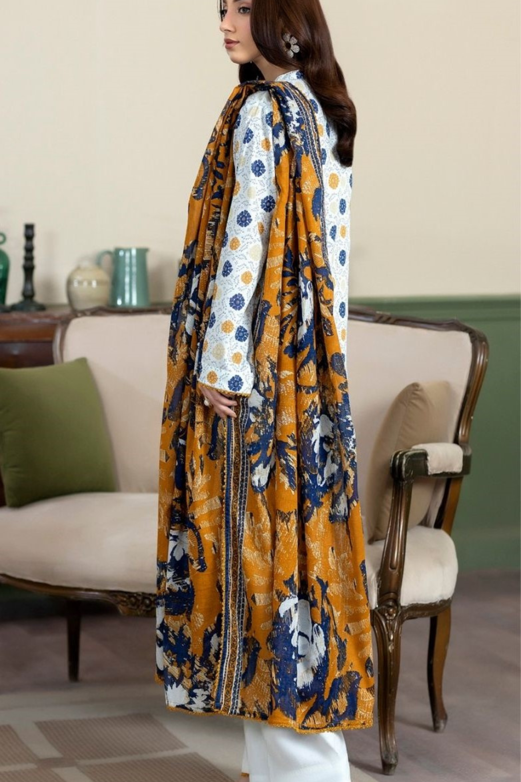 Salina Digital Printed Unstiched 3PC Set RS-1022