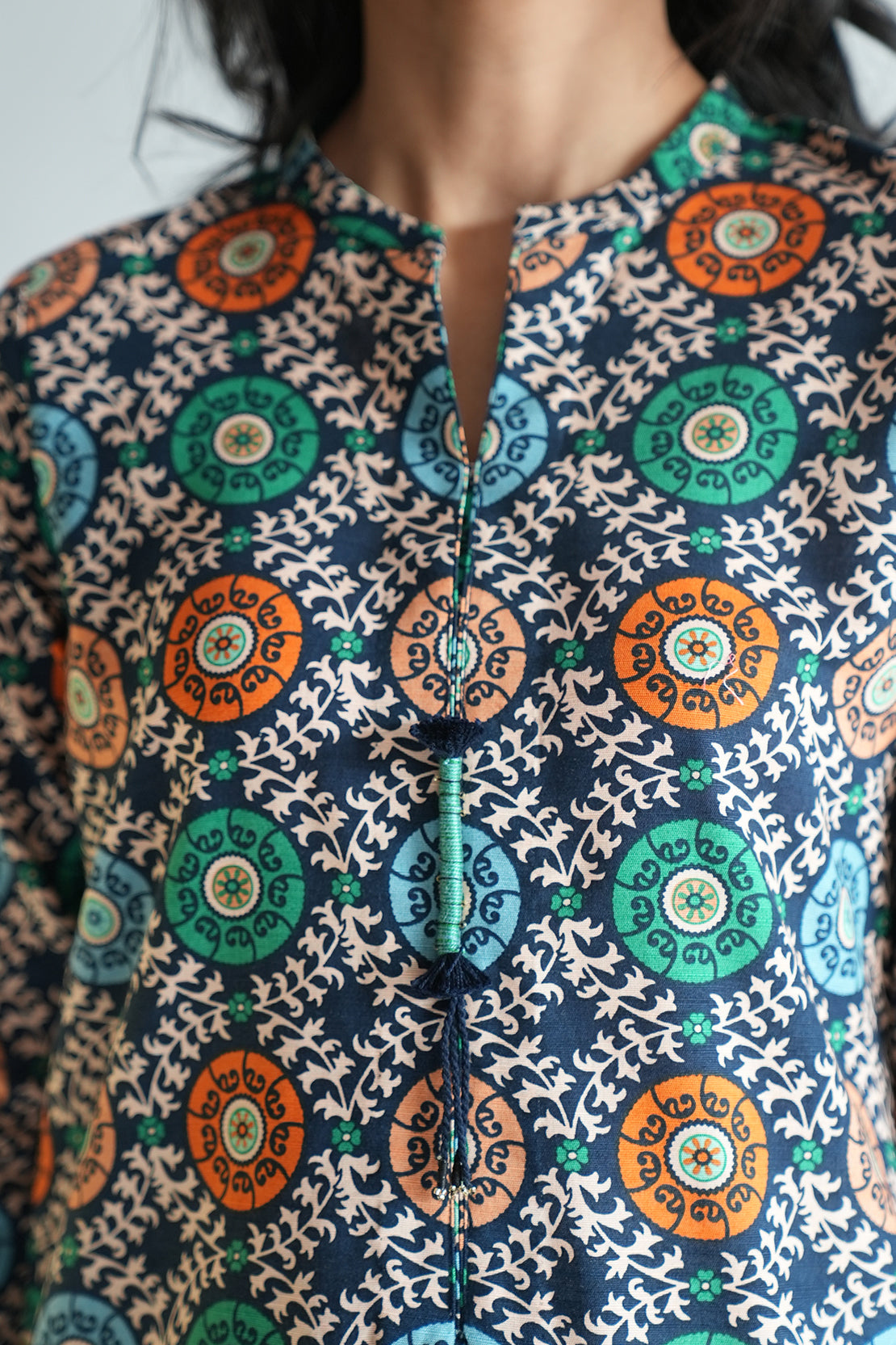 SAYA Printed Cotton Khaddar 3PC | SA-1029