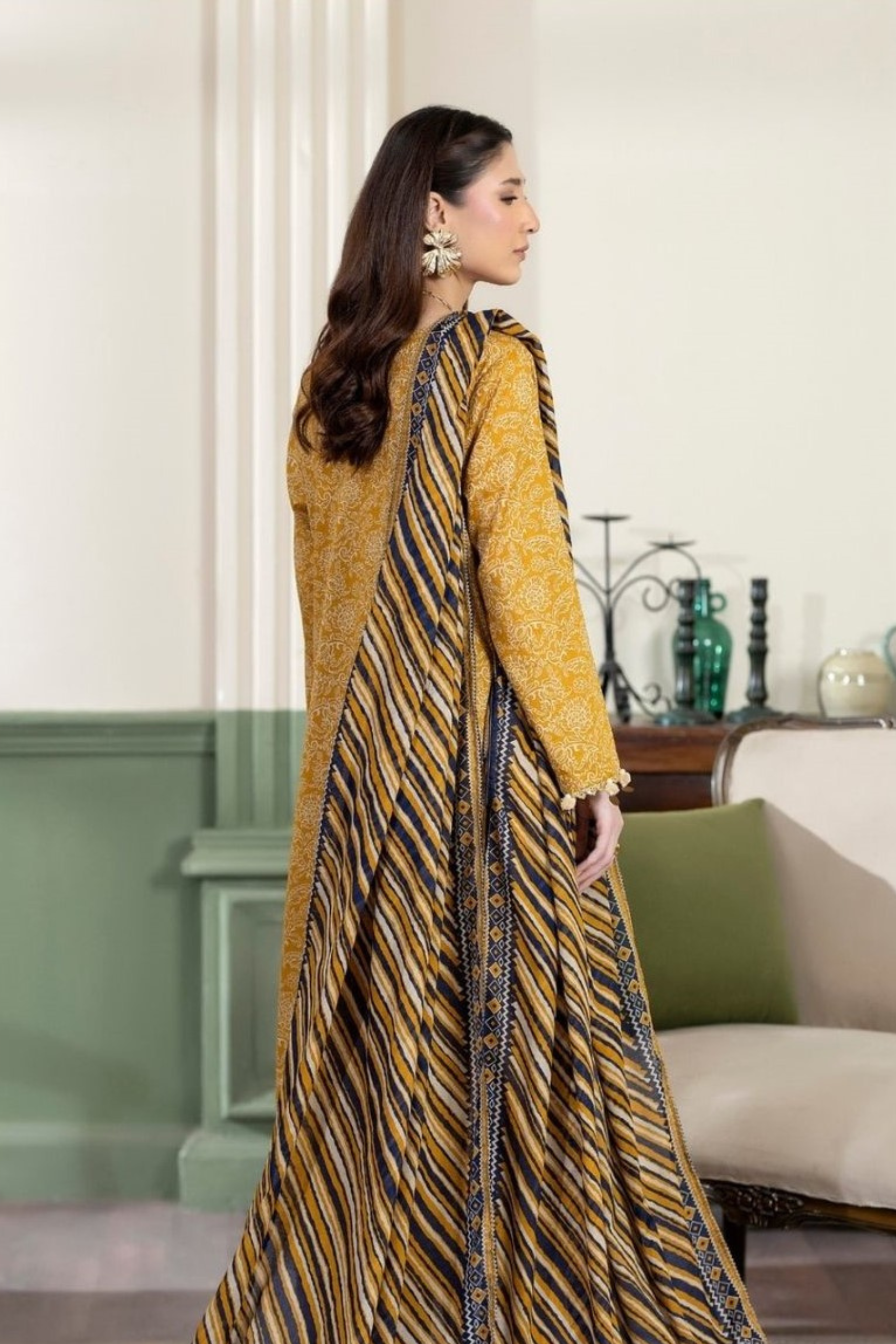 Salina Digital Printed Unstiched 3PC Set RS-1030