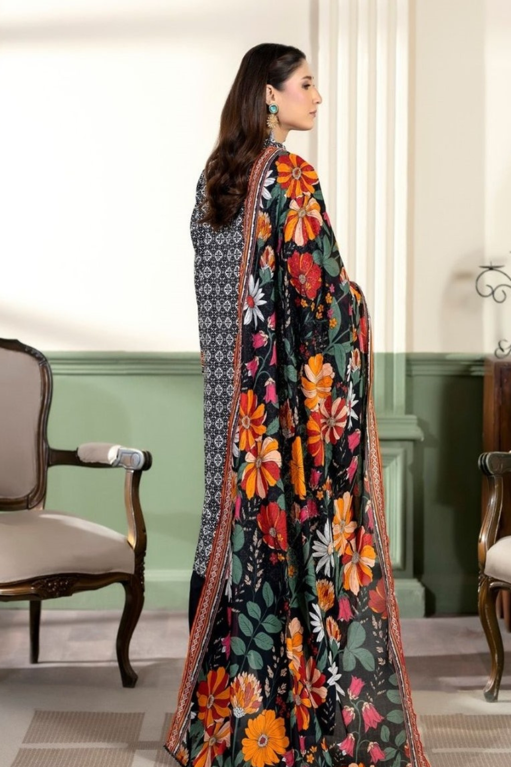 Salina Digital Printed Unstiched 3PC Set RS-1023