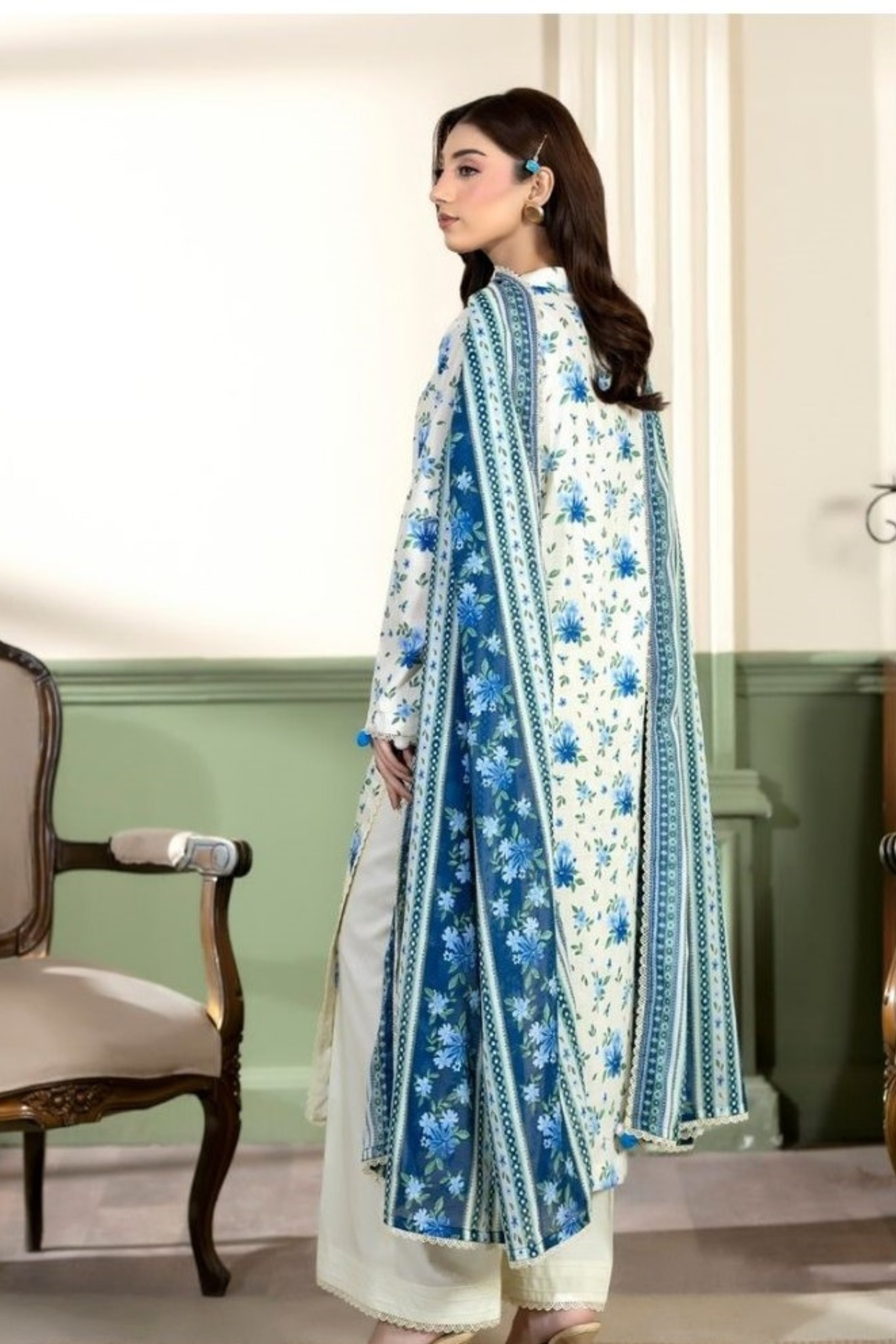 Salina Digital Printed Unstiched 3PC Set RS-1028