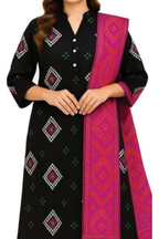 Alkaram Printed Khaddar Suit (3PC) | AK-1002