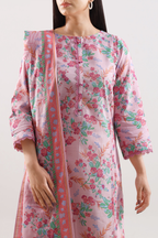 SAYA Printed Cotton Khaddar 3PC | SA-1026