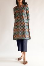 SAYA Printed Cotton Khaddar 3PC | SA-1029