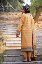Asim Jofa Printed Khaddar Suit (3PC) | AJ-1003