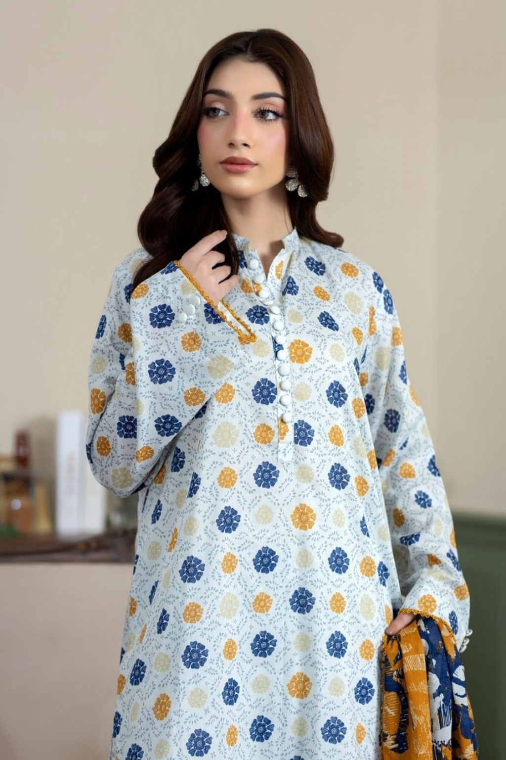 Salina Digital Printed Unstiched 3PC Set RS-1022