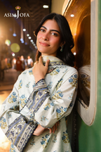 Asim Jofa Printed Khaddar Suit (3PC) | AJ-1001