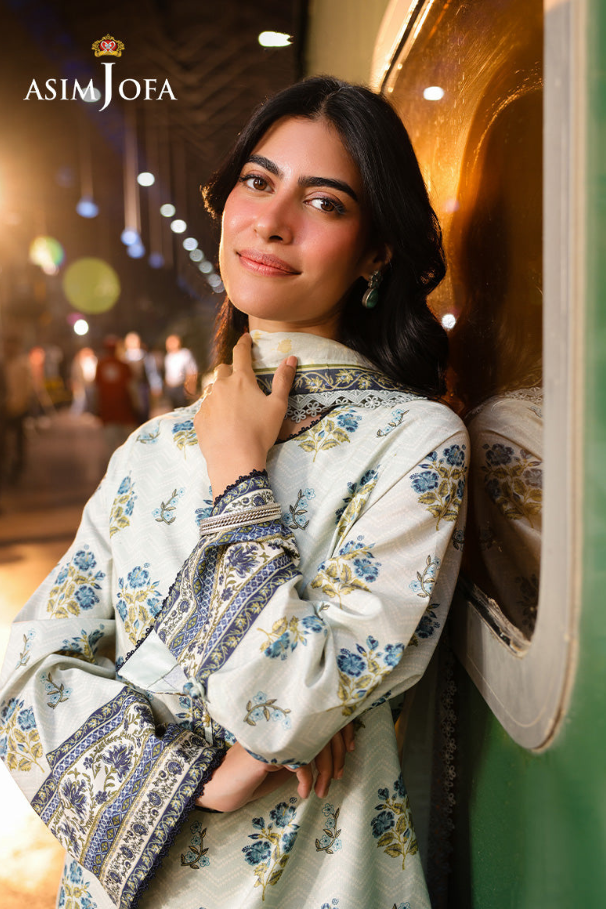 Asim Jofa Printed Khaddar Suit (3PC) | AJ-1001