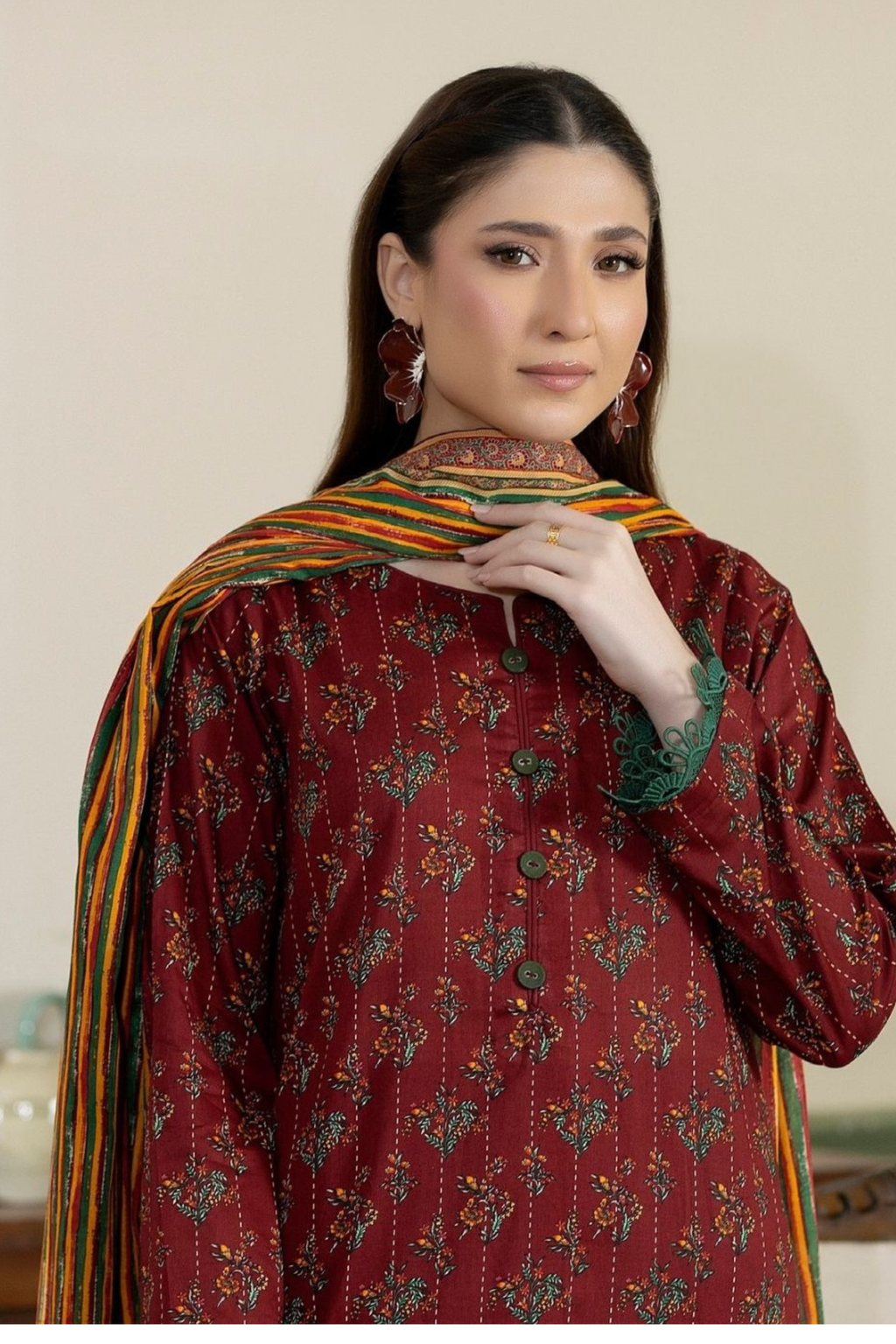 Salina Digital Printed Unstiched 3PC Set RS-1026