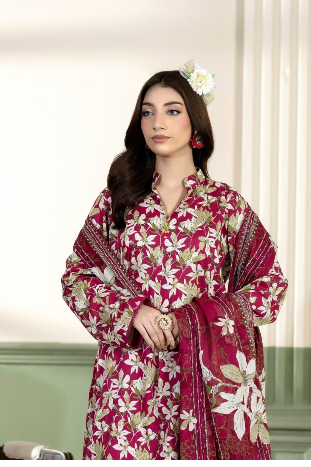 Salina Digital Printed Unstiched 3PC Set RS-1024