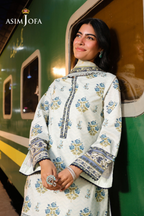 Asim Jofa Printed Khaddar Suit (3PC) | AJ-1001