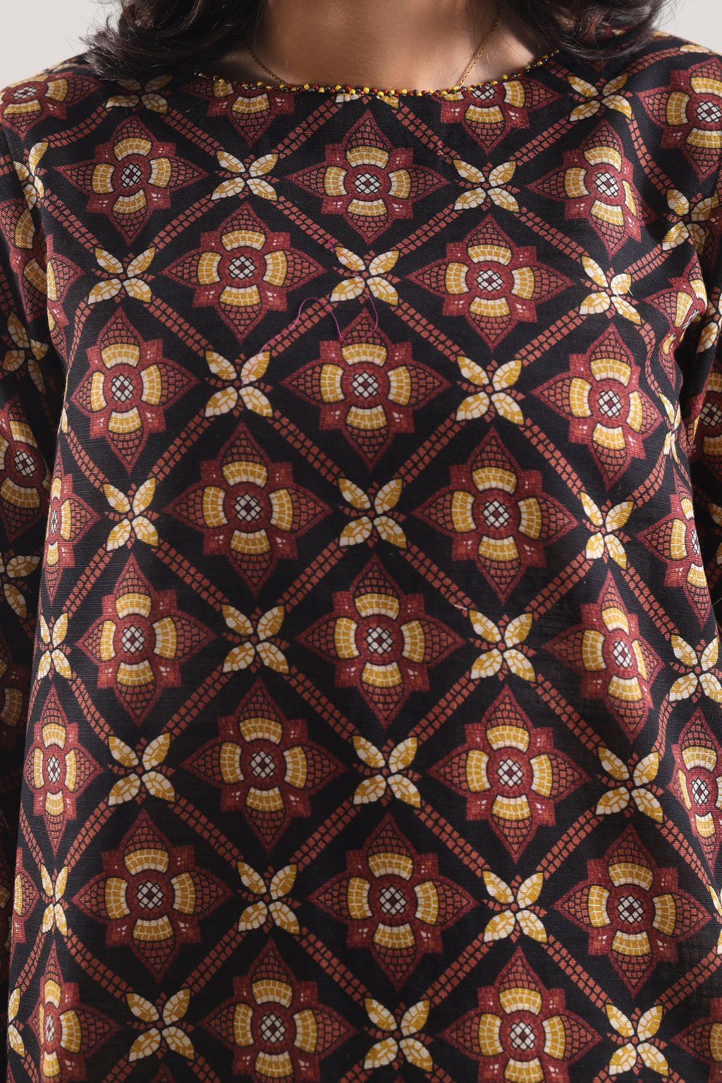 SAYA Printed Cotton Khaddar 3PC | SA-1028