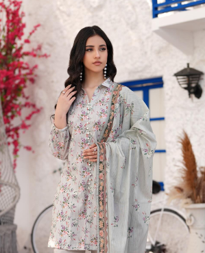 Salina Digital Printed Unstiched 3PC Set RS-1012