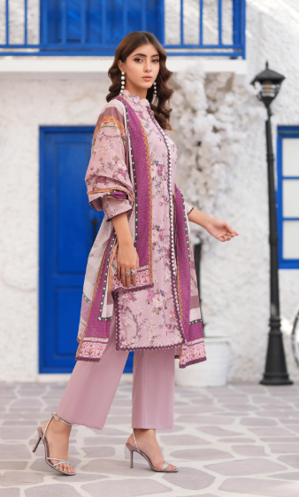 Salina Digital Printed Unstiched 3PC Set RS-1013