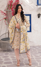 Salina Digital Printed Unstiched 3PC Set RS-1015