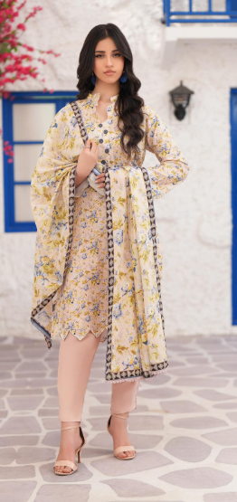 Salina Digital Printed Unstiched 3PC Set RS-1015