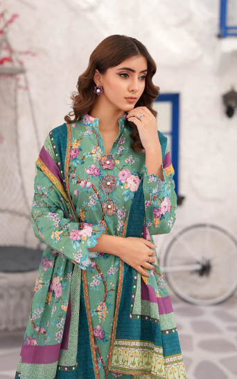 Salina Digital Printed Unstiched 3PC Set RS-1016