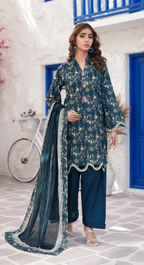 Salina Digital Printed Unstiched 3PC Set RS-1018