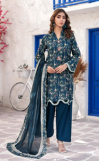 Salina Digital Printed Unstiched 3PC Set RS-1018