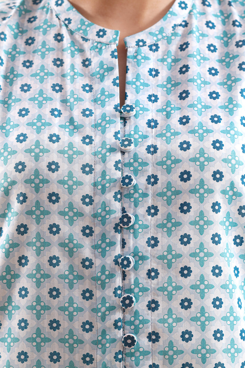 SAYA Printed Lawn 3-Piece Unstitched Suit | SA-1014