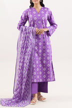 SAYA Printed Lawn 3-Piece Unstitched Suit | SA-1004