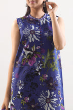 SAYA Printed Lawn 3-Piece Unstitched Suit | SA-1024