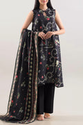 SAYA Printed Lawn 3-Piece Unstitched Suit | SA-1013