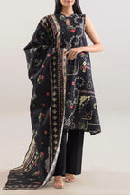 SAYA Printed Lawn 3-Piece Unstitched Suit | SA-1013