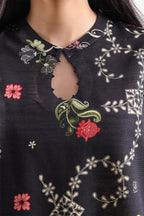 SAYA Printed Lawn 3-Piece Unstitched Suit | SA-1013