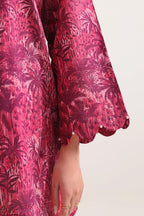 SAYA Printed Lawn 3-Piece Unstitched Suit | SA-1022